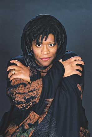 Donna Washington professional storyteller and featured ghost story teller at the 2008 National Storytelling Festival.
