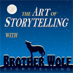 Logo for the Art of Storytelling podcast